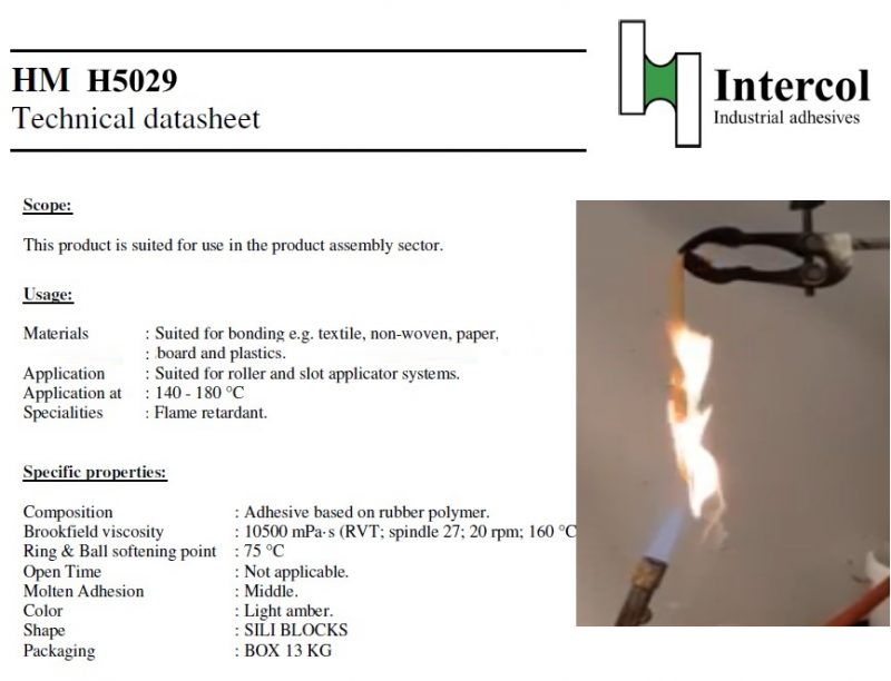 Fire Resistant adhesives (PVOH, PVAC, EV, PVA, EVOH) Adhesives