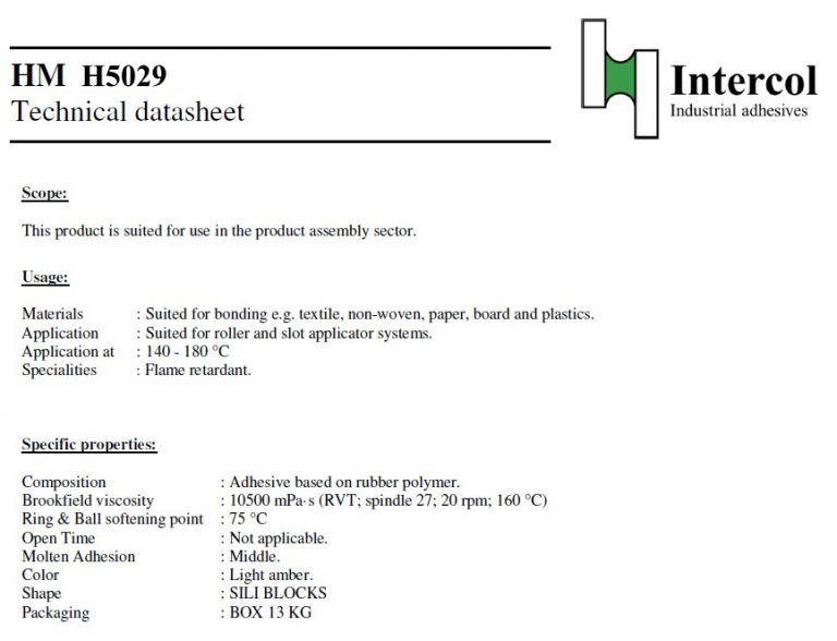Fire retardant PSA hot melt adhesives Adhesives